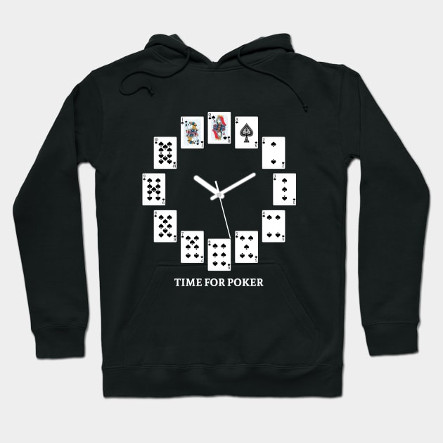 Time for Poker Hoodie by Printadorable